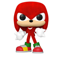 Funko Pop! Movies Sonic The Hedgehog Knuckles Pop! Vinyl Collectible Toy Figure - Flocked Exclusive - Furry Red