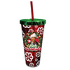 Spoontiques Christmas Vacation Clark Griswold - Merry Clarkmas Foil Cup with Straw