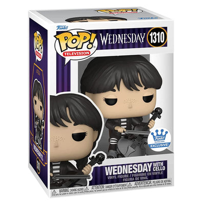 Funko Wednesday The Addams Family Wednesday with Cello Pop! Vinyl Collectible Figure - Limited Edition Exclusive