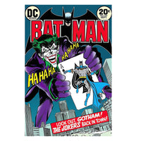 Funko Batman Comic Book Display Case and The Joker Pop! Vinyl Limited Edition 2022 Winter Convention Exclusive