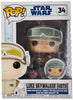 Funko Pop! Star Wars: Hoth Luke Skywalker with Pin, Multicolor, 4 inches