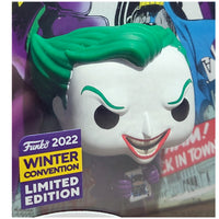 Funko Batman Comic Book Display Case and The Joker Pop! Vinyl Limited Edition 2022 Winter Convention Exclusive